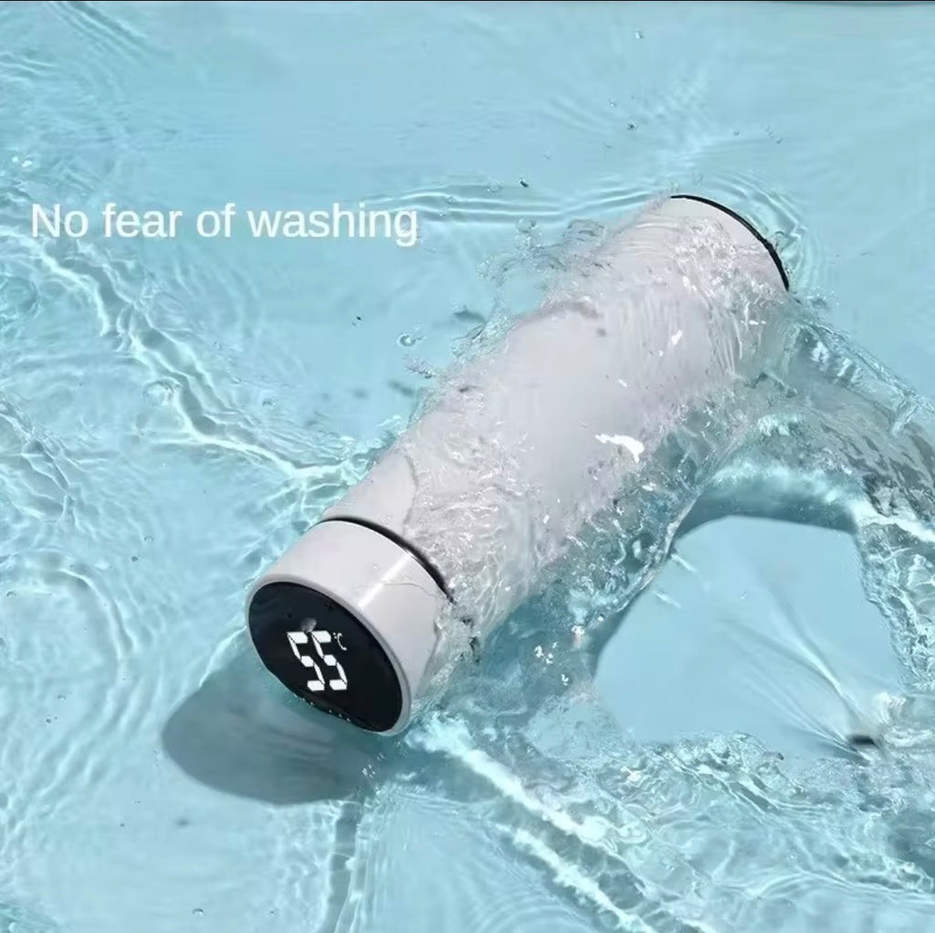 Smart LED Temperature Display Thermos Flask - Premium 500ml Vacuum Insulated Water Bottle