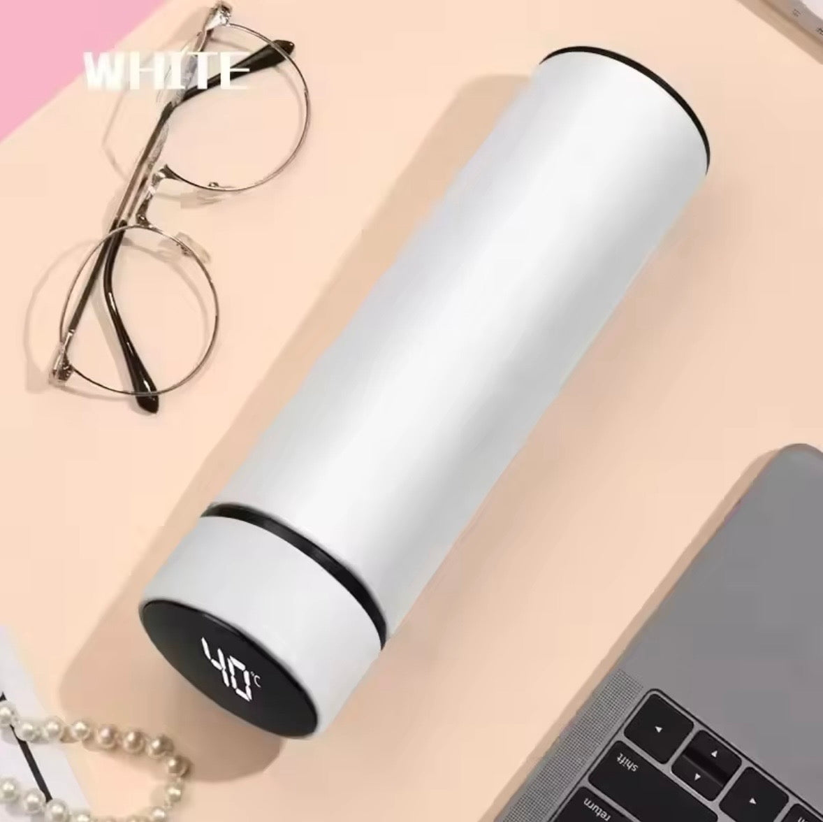 Smart LED Temperature Display Thermos Flask - Premium 500ml Vacuum Insulated Water Bottle