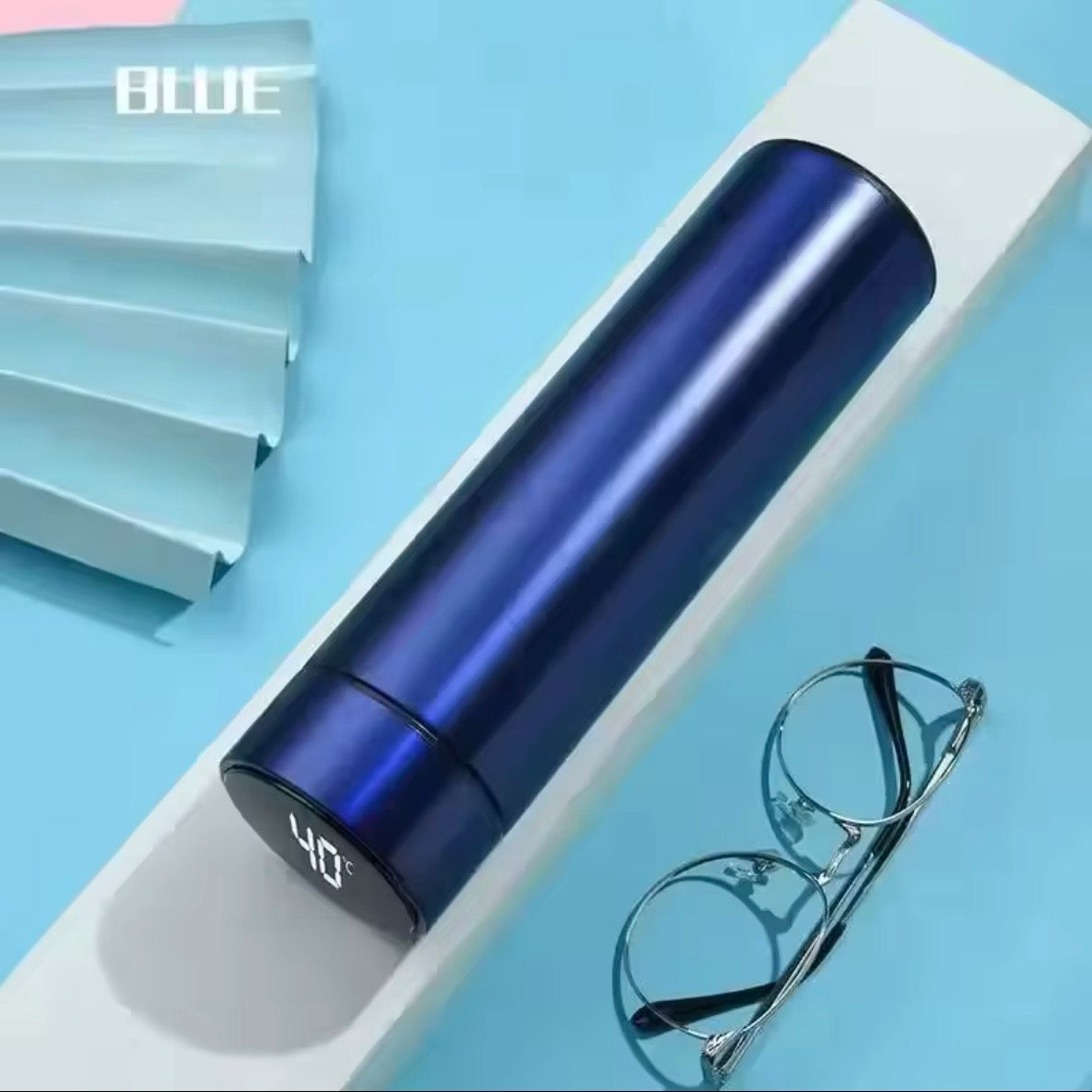 Smart LED Temperature Display Thermos Flask - Premium 500ml Vacuum Insulated Water Bottle