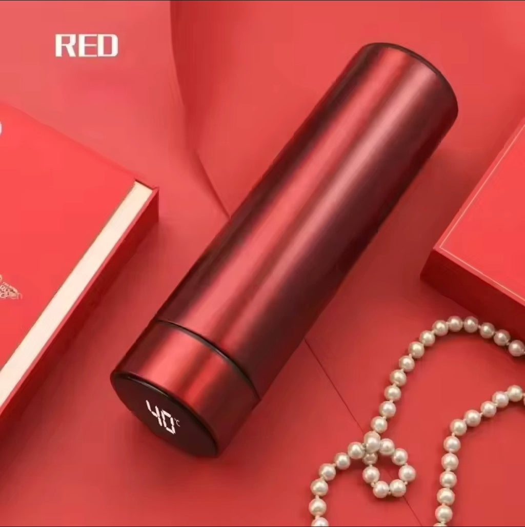 Smart LED Temperature Display Thermos Flask - Premium 500ml Vacuum Insulated Water Bottle