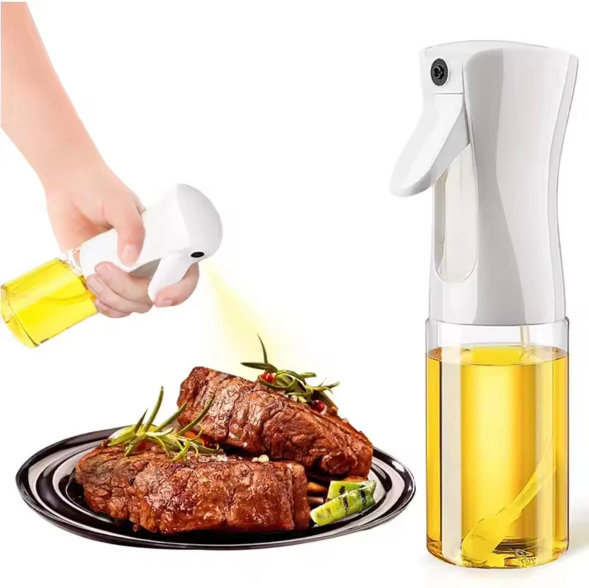 Premium Oil & Vinegar Spray Bottle - Continuous Fine Mist Sprayer (500ml)