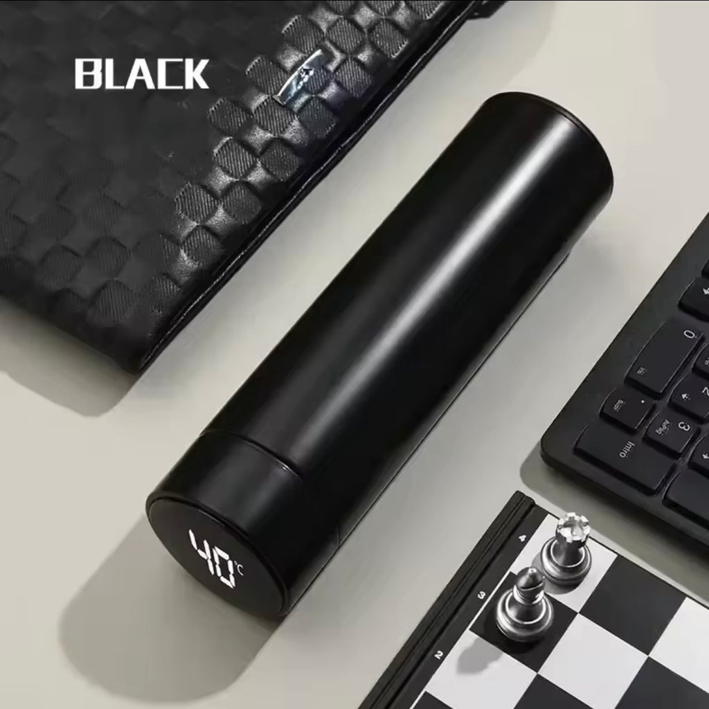 Smart LED Temperature Display Thermos Flask - Premium 500ml Vacuum Insulated Water Bottle
