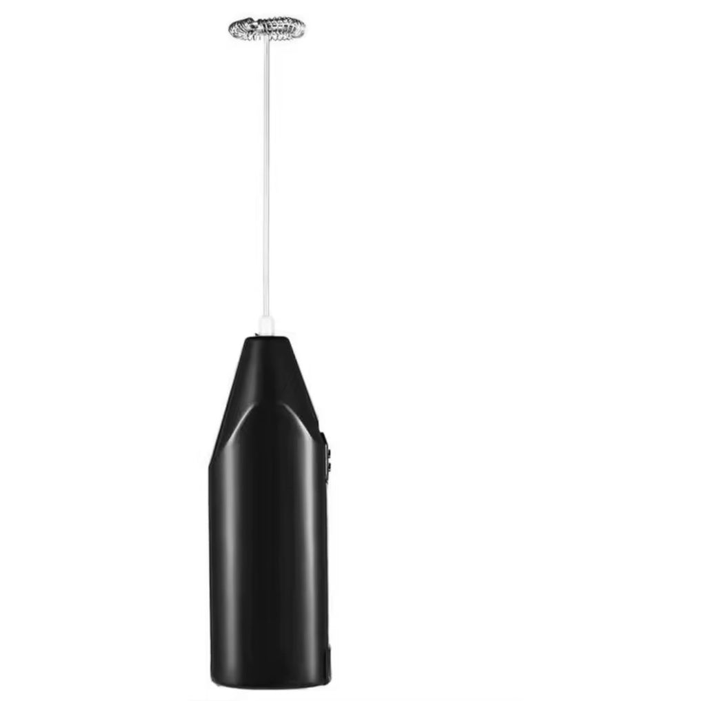 Handheld Electric Milk Frother - Cordless Coffee Whisk & Drink Mixer